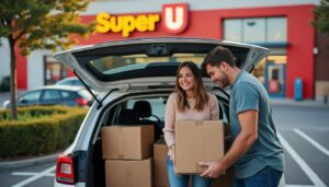 Location d’utilitaire aller simple chez Super U : facile et flexible