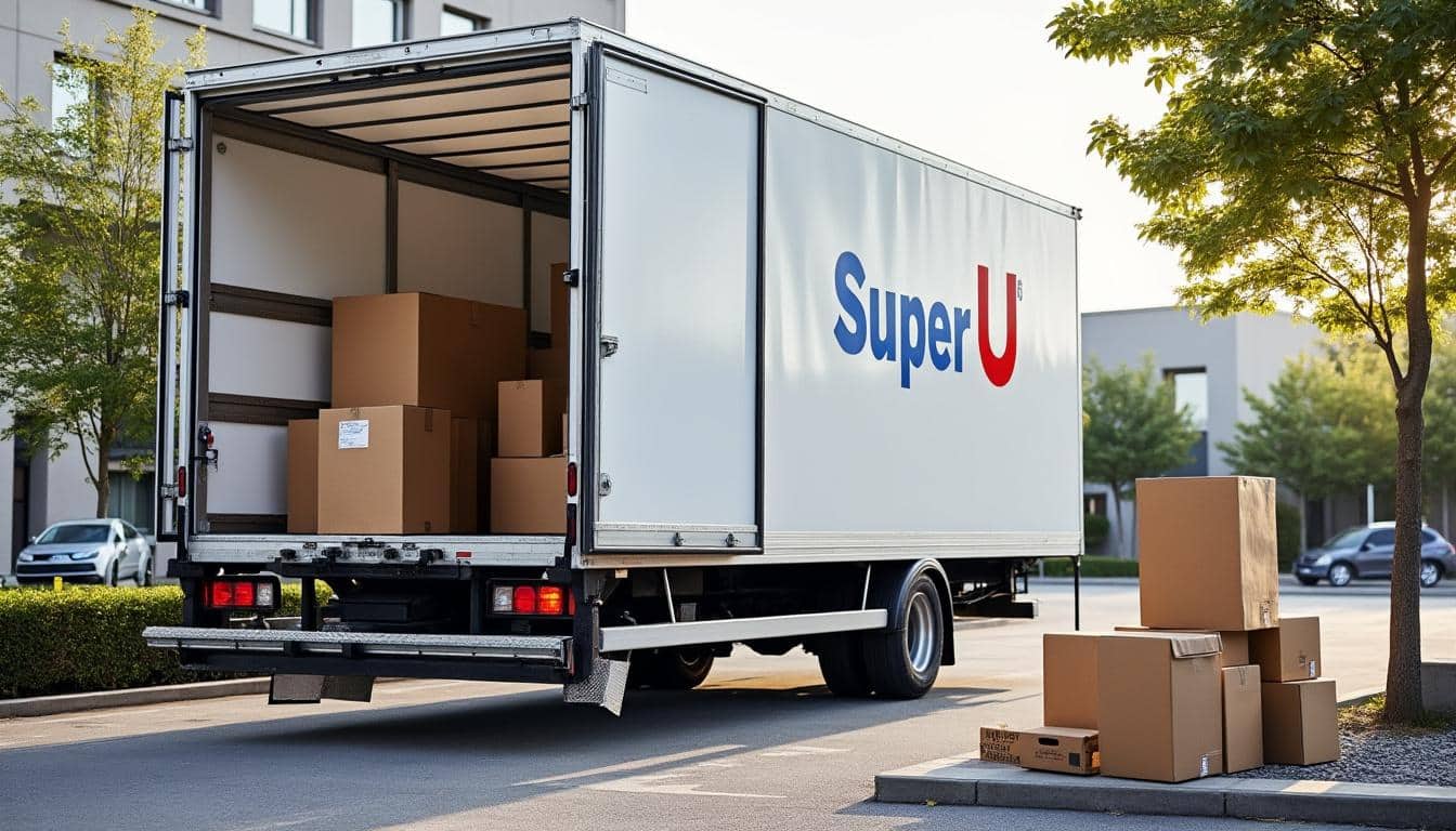 Illustration: Découvrez les caractéristiques essentielles du camion utilitaire 20m3 chez Super U