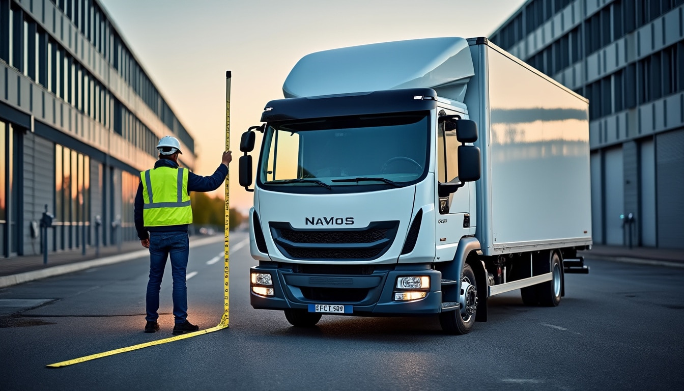 Illustration: Comprendre les dimensions et caractéristiques d’un camion utilitaire de 15m3