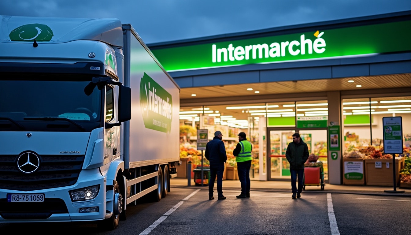Illustration: Qui est Intermarché et pourquoi opter pour sa location de camion benne ?