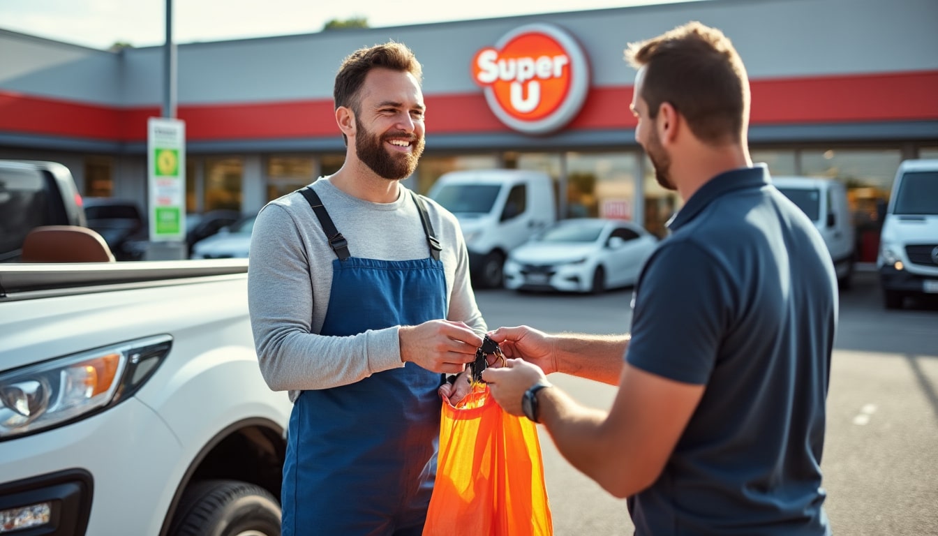 Illustration: Découvrir la location d’utilitaire chez Super U : un service simple et pratique