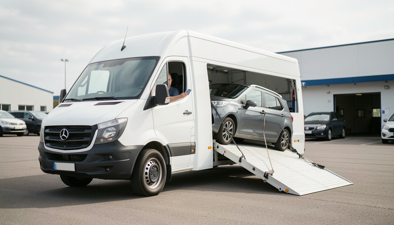 Location d’un camion porte-voiture 3,5 t avec permis B