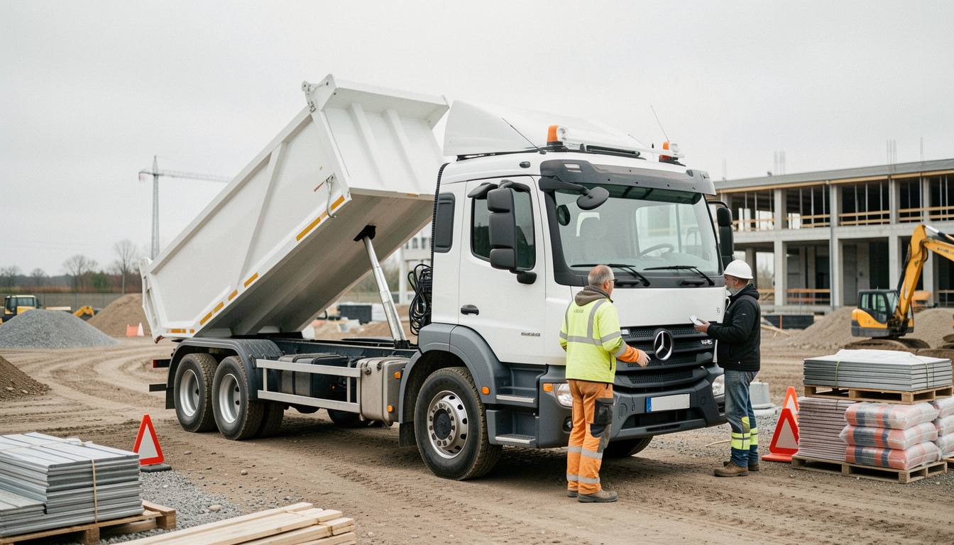 Bi-benne : usages, location et choix sur chantier