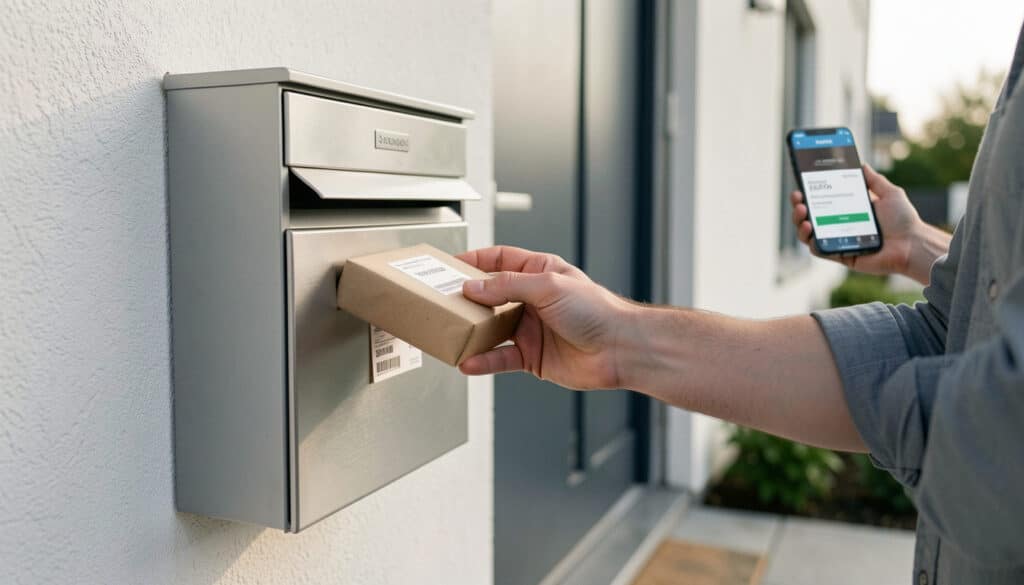 Comment expédier un colis depuis sa boîte aux lettres