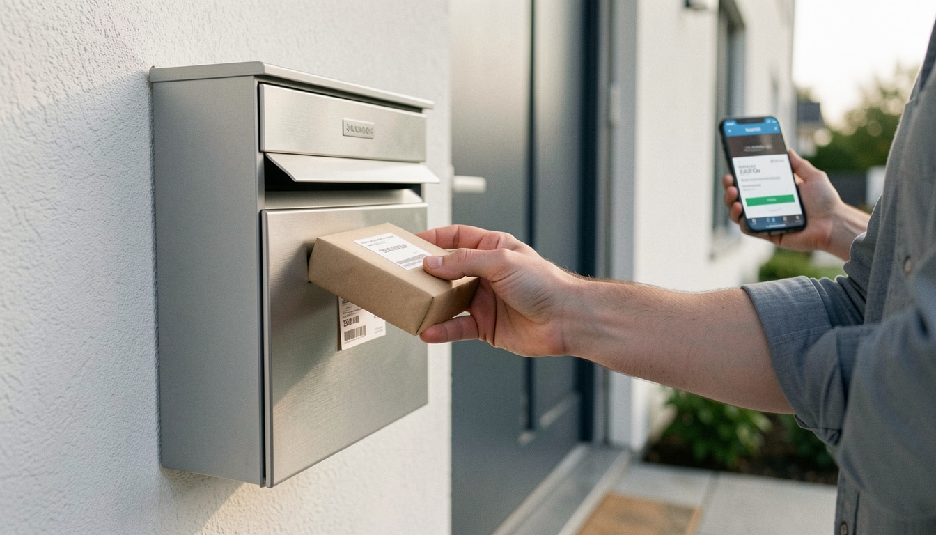Comment expédier un colis depuis sa boîte aux lettres