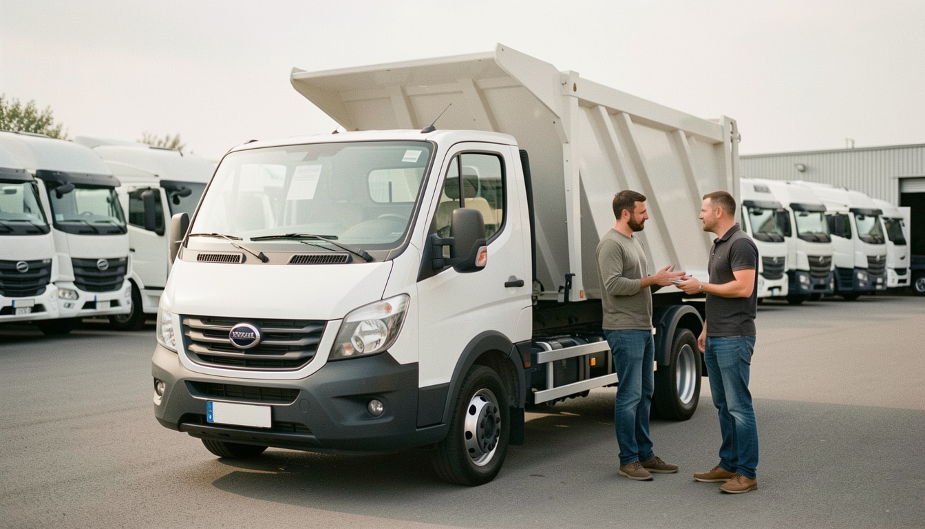 Acheter un camion benne à petit prix sans se tromper