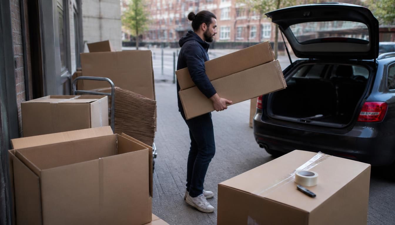 Où trouver de grands cartons gratuits rapidement