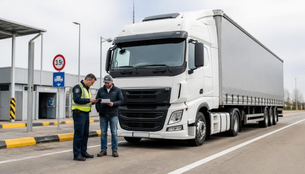 Réglementation du transport routier de marchandises