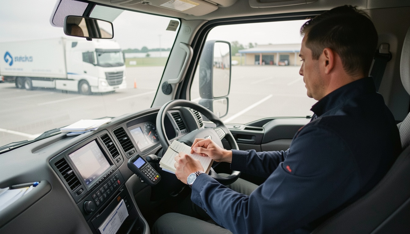 Temps de service du chauffeur routier et calculs