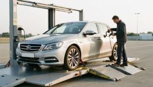 Transporter une voiture sur un plateau sans se tromper